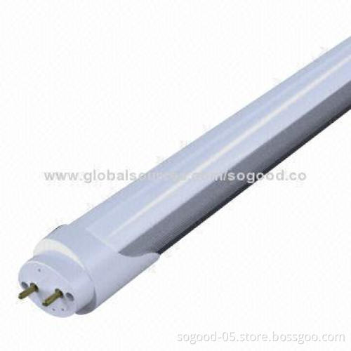 T8 LED Tube with 18W, 1700lm CRA>80, Excellent Heat Dissipation, UL/CE/RoHS Marks, G13 Lamp Base